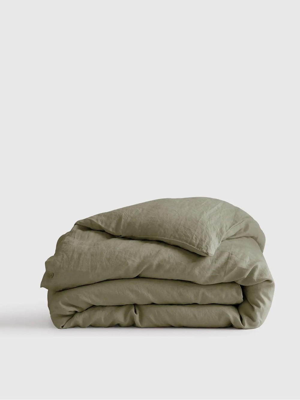 QUINCE European Linen Duvet Cover Full/Queen Willowleaf 0554